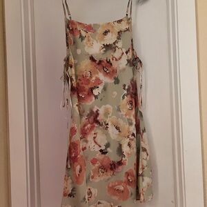 Floral slip dress